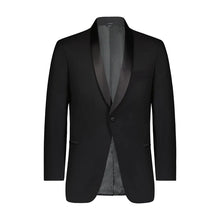 Load image into Gallery viewer, Men's 100% Wool Black Slim Fit Tuxedo Jacket with Shawl Collar