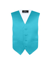 Load image into Gallery viewer, S.H. Churchill & Co. Boy's 4 Piece Vest Set, with Bow Tie, Neck Tie & Pocket Hankie