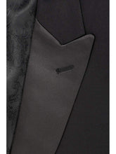 Load image into Gallery viewer, Men&#39;s Black 100% Wool Tuxedo Jacket 1-Button with Peak Lapel
