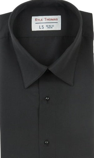 Black Tuxedo Shirt on Sale- Mens Black Non-Pleated Formal Shirt Black Tuxedo Shirt on Sale- Mens Black Non-Pleated Formal Shirt