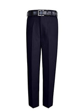 Load image into Gallery viewer, S.H. Churchill &amp; Co. Boy&#39;s Comfort Waist Dress Pants and Belt-Navy
