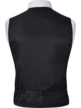 Load image into Gallery viewer, S.H. Churchill & Co. Men's 4 Piece Royal Blue Vest Set, with Bow Tie, Neck Tie & Pocket Hankie