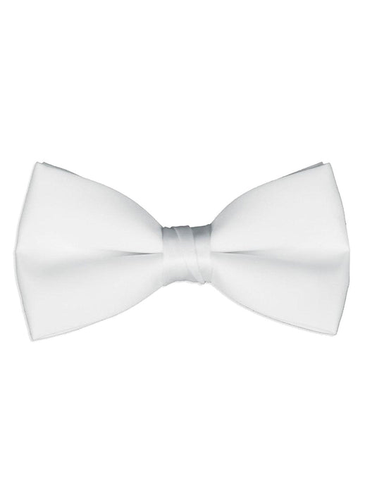 Men's Classic Pre-Tied Formal Tuxedo Bow Tie - White
