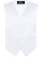 Load image into Gallery viewer, Boy's 4 Piece Vest Set, with Bow Tie, Neck Tie & Pocket Hankie