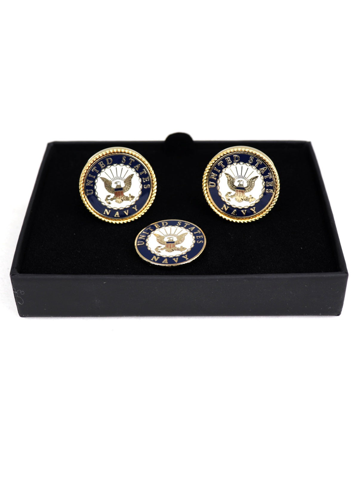 US Navy Cufflinks and Lapel Pin Tie Tack Fine Tuxedos