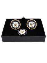 Load image into Gallery viewer, US Navy Cufflinks and Lapel Pin Tie Tack
