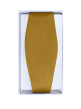 Load image into Gallery viewer, S.H. Churchill &amp; Co. Men&#39;s Gold Self-Tie Satin Bow Tie
