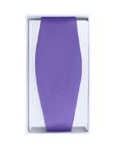 Load image into Gallery viewer, S.H. Churchill &amp; Co. Men&#39;s Purple Self-Tie Satin Bow Tie
