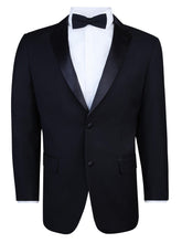 Load image into Gallery viewer, S.H. Churchill Men's Black Notch Lapel Tuxedo Jacket