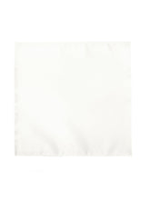 Load image into Gallery viewer, Deluxe Satin Formal Pocket Square (White)
