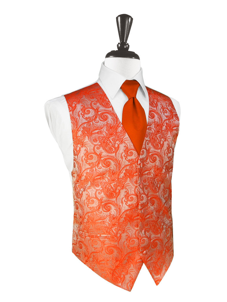 Persimmon Tapestry Necktie Persimmon Tapestry Necktie