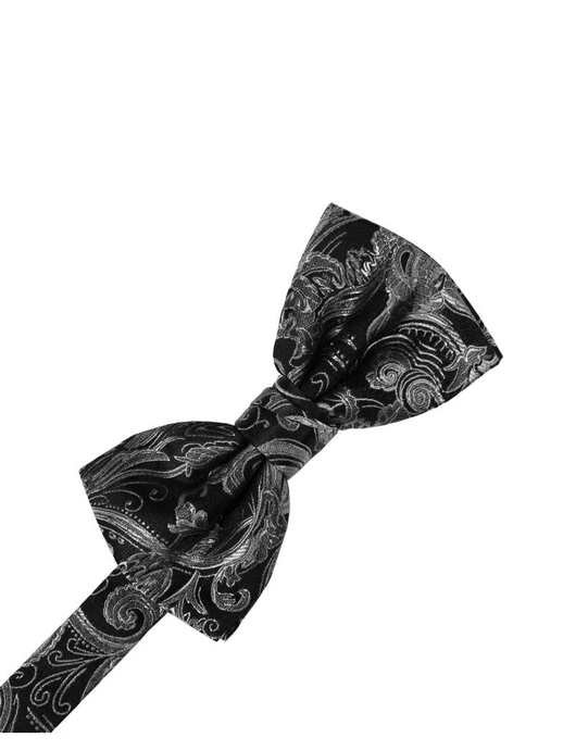 Silver Tapestry Formal Bow Tie