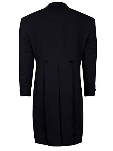 Men's Black Tailcoat Jacket and Trousers