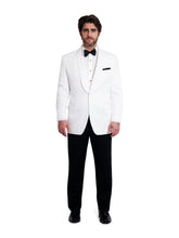 Load image into Gallery viewer, White Dinner Jacket - Classic 1 Button Shawl Lapel
