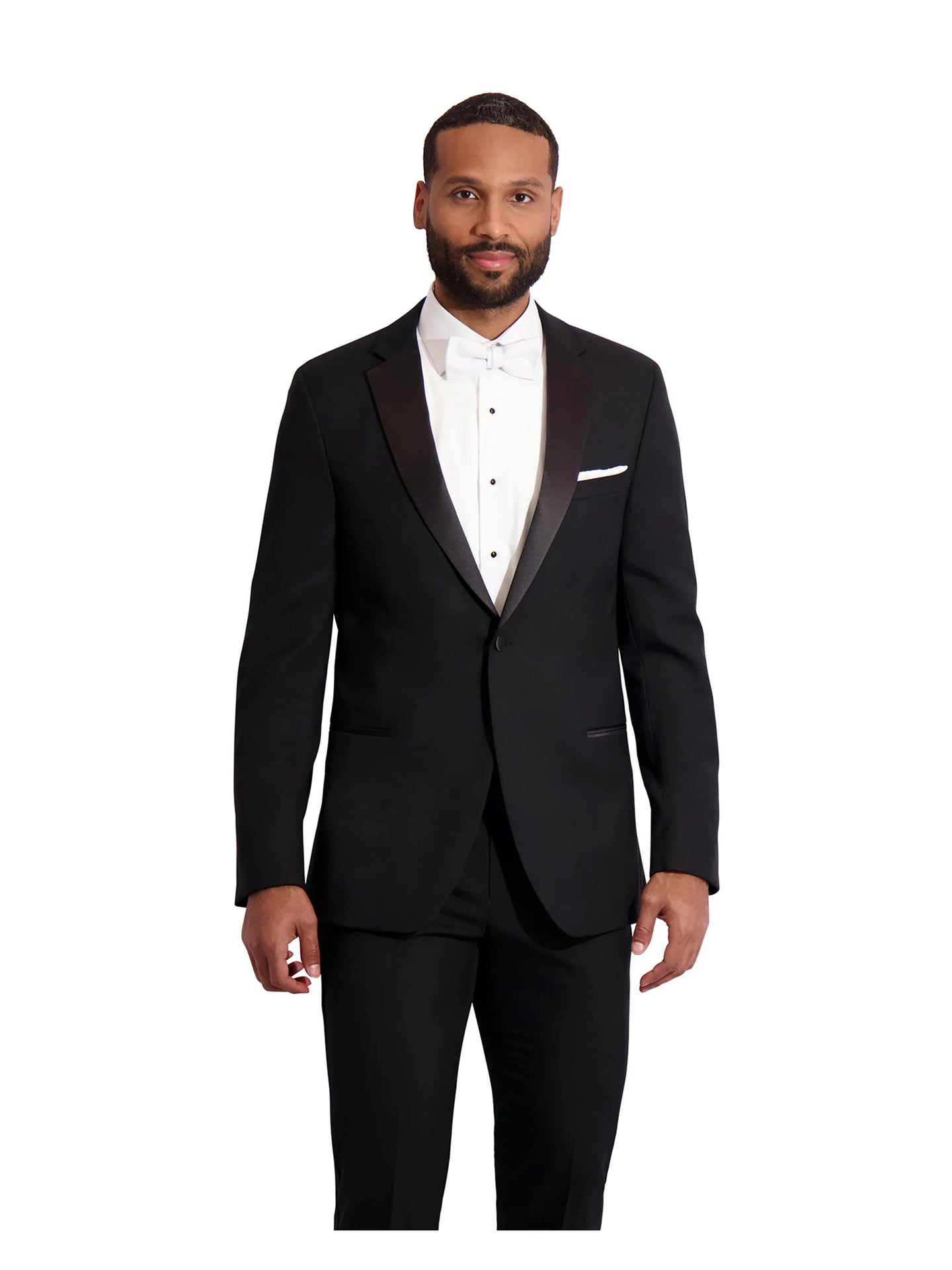 Men's 1 Button Notch Lapel Tuxedo - Available in Big and Tall Sizes