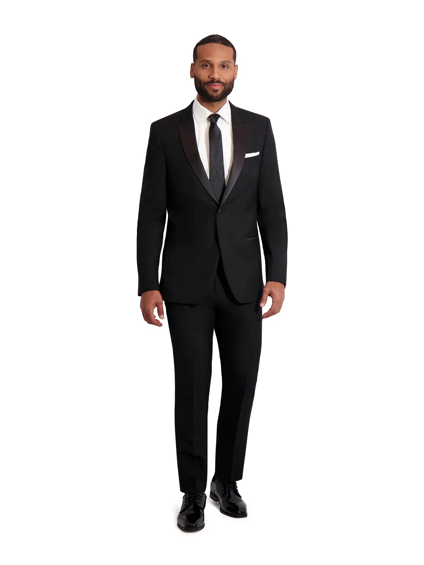 Men's 1 Button Peak Lapel Tuxedo