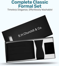 Load image into Gallery viewer, Silk Self-Tie Cummerbund Set with Cufflinks and Studs- Boxed Set
