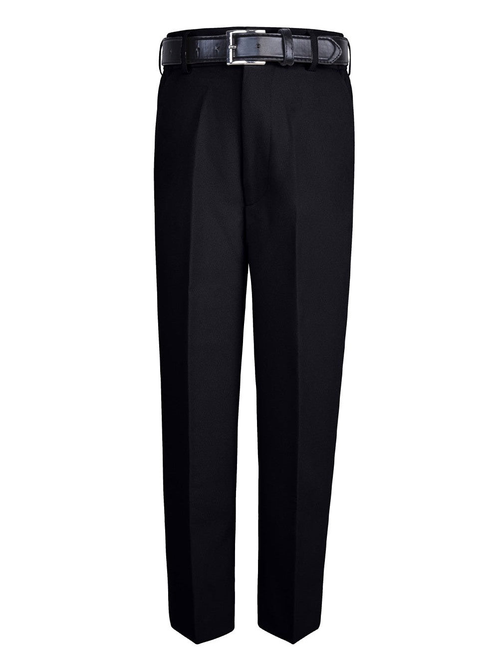 S.H. Churchill & Co. Boy's Comfort Waist Dress Pants and Belt-Black