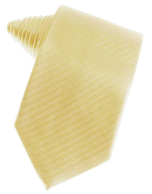 Buttercup Herringbone Satin Formal Neck Tie