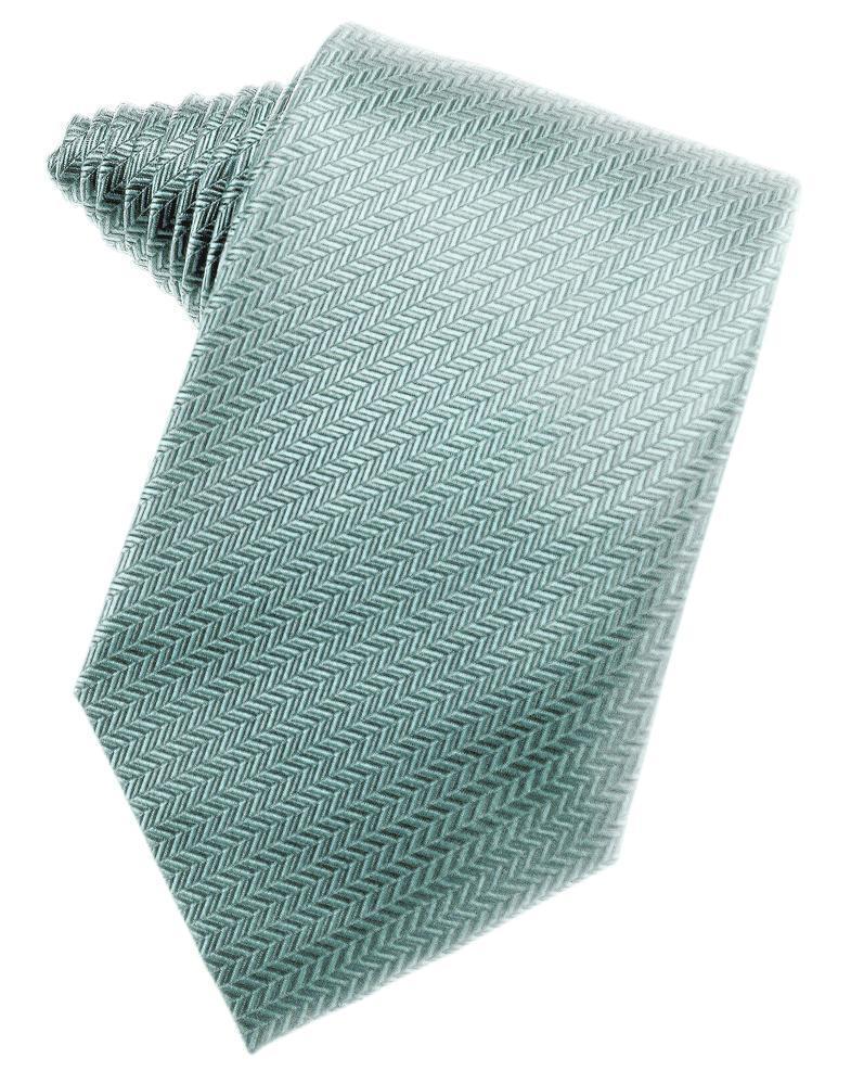 Cloudy Herringbone Satin Formal Neck Tie