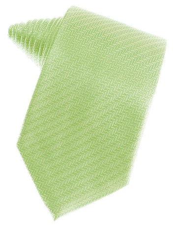 Kiwi Herringbone Satin Formal Neck Tie