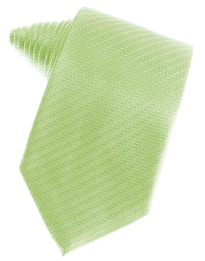 Kiwi Herringbone Satin Formal Neck Tie