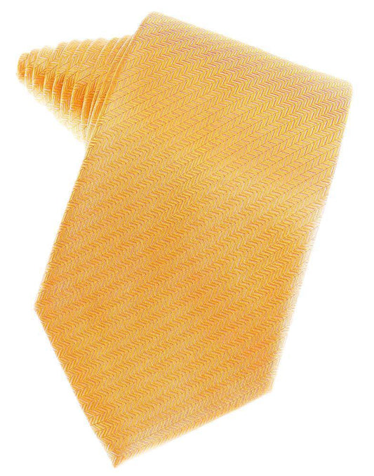Mandarin Herringbone Satin Formal Neck Tie