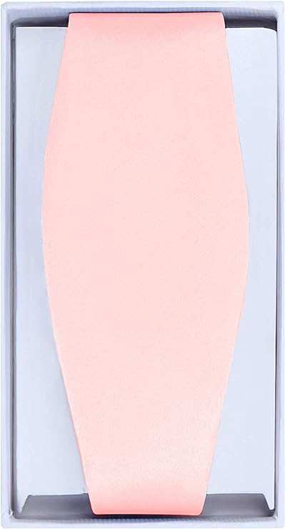 S.H. Churchill & Co. Men's Peach Self-Tie Satin Bow Tie