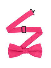 Load image into Gallery viewer, Hot Pink Satin Formal Accessory Set with Bow Tie, Cummerbund &amp; Pocket Hanky by S.H.Churchill
