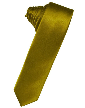 New Gold "Premier" Satin Formal Neck Tie