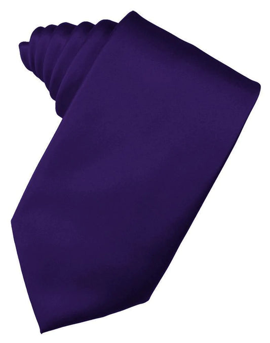 Purple "Premier" Satin Formal Neck Tie