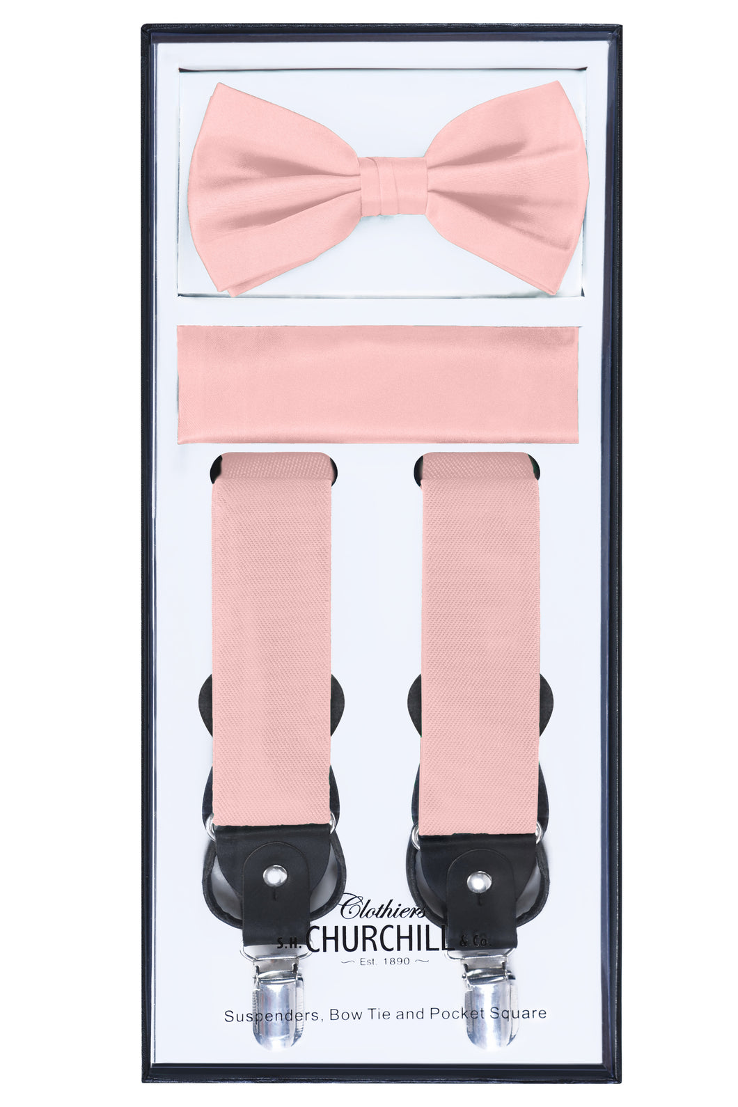 Boy's Peach Suspender Set