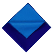 Load image into Gallery viewer, S.H. Churchill &amp; Co. Men&#39;s Royal Blue Teardrop Velvet Bow Tie and Pocket Square Set
