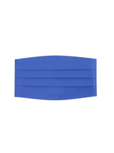 Load image into Gallery viewer, Royal Blue Satin Formal Accessory Set with Bow Tie, Cummerbund &amp; Pocket Hanky by S.H.Churchill

