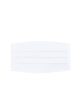 Load image into Gallery viewer, White Satin Formal Accessory Set with Bow Tie, Cummerbund &amp; Pocket Hanky by S.H.Churchill
