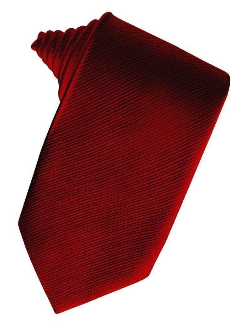 Red Faille Silk Necktie Red Faille Silk Necktie