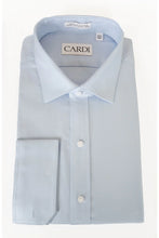 Load image into Gallery viewer, &quot;James&quot; Blue Twill Spread Collar Dress Shirt
