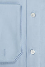 Load image into Gallery viewer, &quot;James&quot; Blue Twill Spread Collar Dress Shirt
