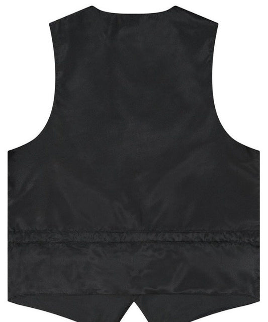 Men's Gold Matrix Print Vest and Tie Set