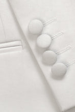 Load image into Gallery viewer, &quot;Xander&quot; White Tuxedo Jacket
