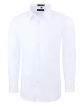 Load image into Gallery viewer, SALE! Limited Sizes S.H. Churchill &amp; Co. White Men’s Slim Fit Dress Shirt with Convertible Cuffs

