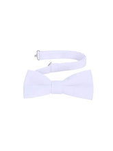 Load image into Gallery viewer, White Pique Vest &amp; Bow Tie
