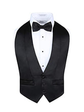 Load image into Gallery viewer, Black Backless Vest, Bow Tie and Formal White Scarf for Party Special Event Halloween
