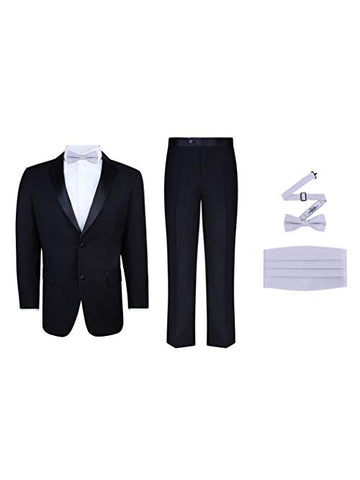 Modern Fit Tuxedo & Cummerbund and Bow tie Set