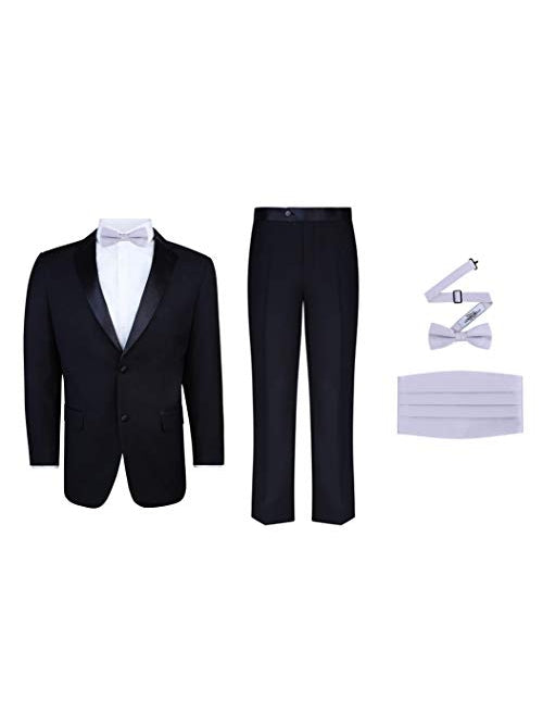 Modern Fit Tuxedo & Cummerbund and Bow tie Set