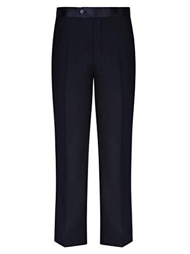 Men's Black Tuxedo Pants - Formal Trousers