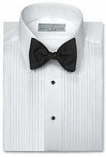 Load image into Gallery viewer, Neil Allyn Mens Tuxedo Shirt Poly/Cotton Laydown Collar 1/4 Inch Pleat (15 X 32-33)White
