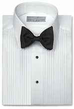 Load image into Gallery viewer, Neil Allyn Mens Tuxedo Shirt Poly/Cotton Laydown Collar 1/4 Inch Pleat (18.5 X 34-35)White
