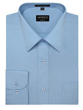 Load image into Gallery viewer, S.H. Churchill &amp; Co. Men&#39;s Slim Fit White Dress Shirt with Convertible Cuffs
