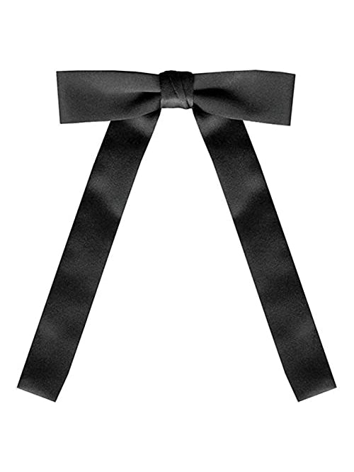 S.H. Churchill & Co. Men's Black Satin Western Kentucky String Tie